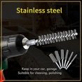 thumbnail image 4 of 12PCS Stainless Steel Cleaning Brush with Handle Hex for Pipe Hole, 4 of 5