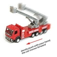 thumbnail image 5 of CSCHome Ladder Truck, Pull Back Fire Truck Toys, Metal Ladder Truck and Fire Truck Best Birthday Gifts for Toddlers(Ladder fire truck), 5 of 8