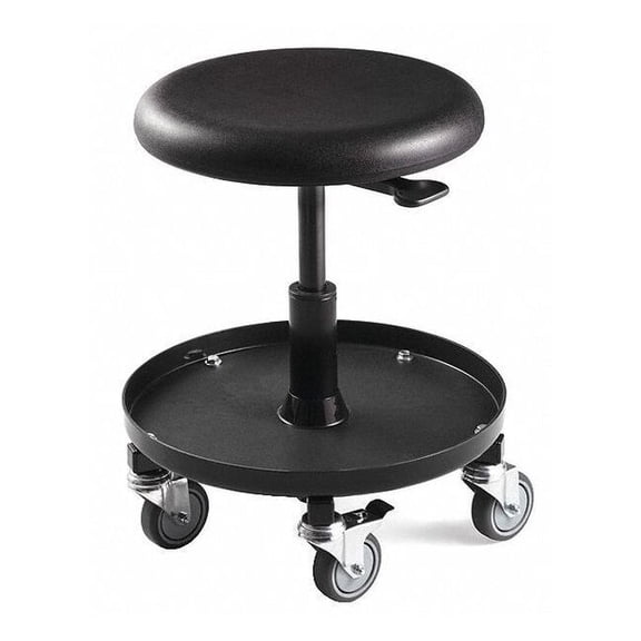 Bevco Round Stool,5-Star,Black,20.5"H 3057