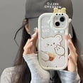 thumbnail image 4 of Funda de teléfono Little Monster para iPhone, carcasa trasera de silicona suave para iPhone 11, 15 Pro Max, 11, 12, 13, 14, Xr, Xs, 6, 7, 8, SE, 2020, 2022, 4 of 5