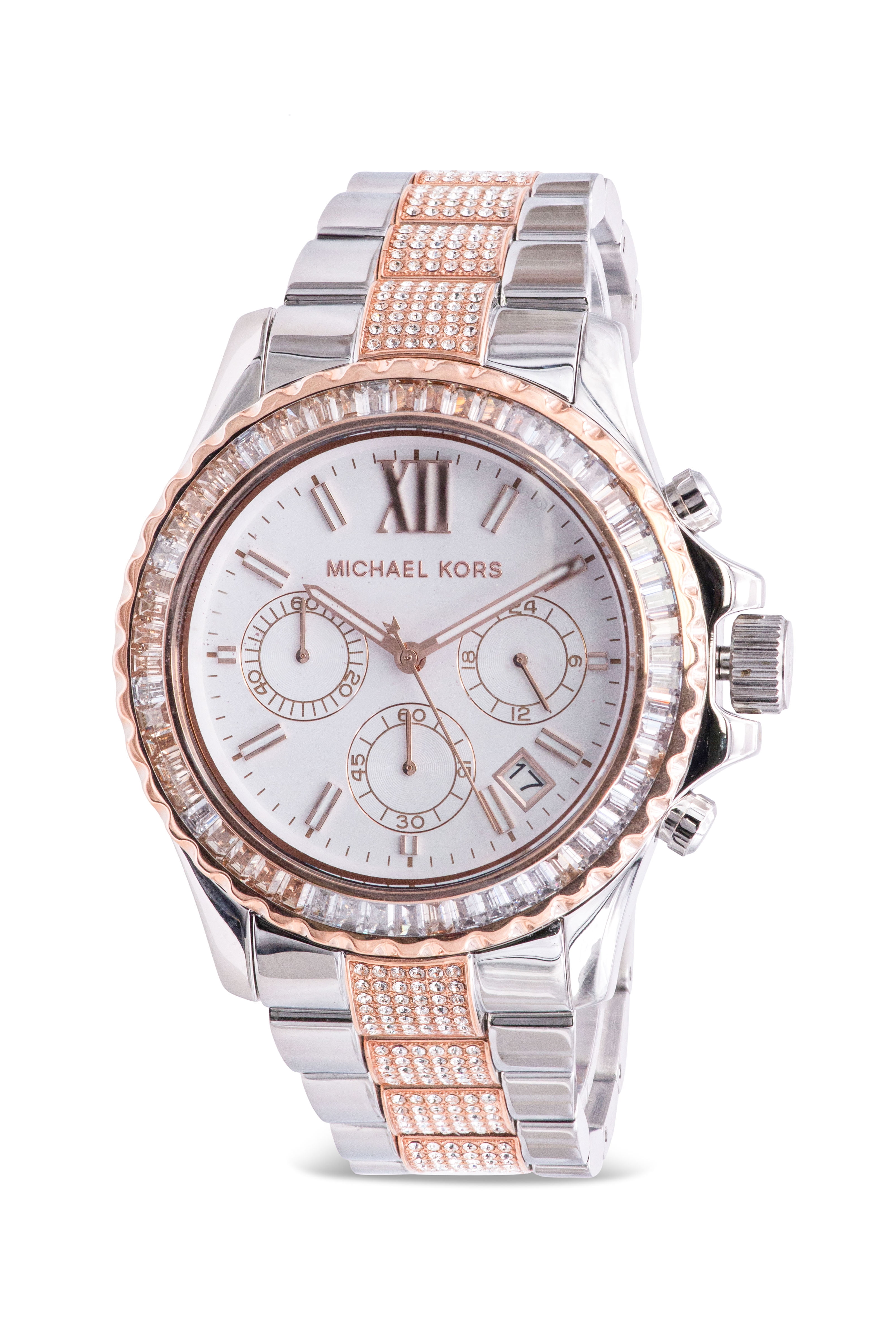 Michael Kors Women\'s Watch MK6730 Quartz Chronograph Rose Gold Steel 43mm Michael Kors Ladies Watch Whitney MK6730 | Watches Prime main image 4