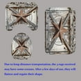 thumbnail image 4 of 4PCS/Set Western Texas Star on Rustic Panel Shower Curtain set, Vintage Country Wood Barn Plank Bathroom Decor, Fabric Bath Curtain Non-slip Bathroom Mat Bath Carpet Toilet Rug, Rusty Star, 4 of 7