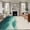 Green, variant on Purple Beige Ombre Runner Rug 2.7x5 FT, Non Slip Entryway Carpet, Minimalist Ocean Waves Linen Washable Soft Floor Carpet Entrance Mat Non-Shedding Throw Rug for Hallway Laundry Room Bedside