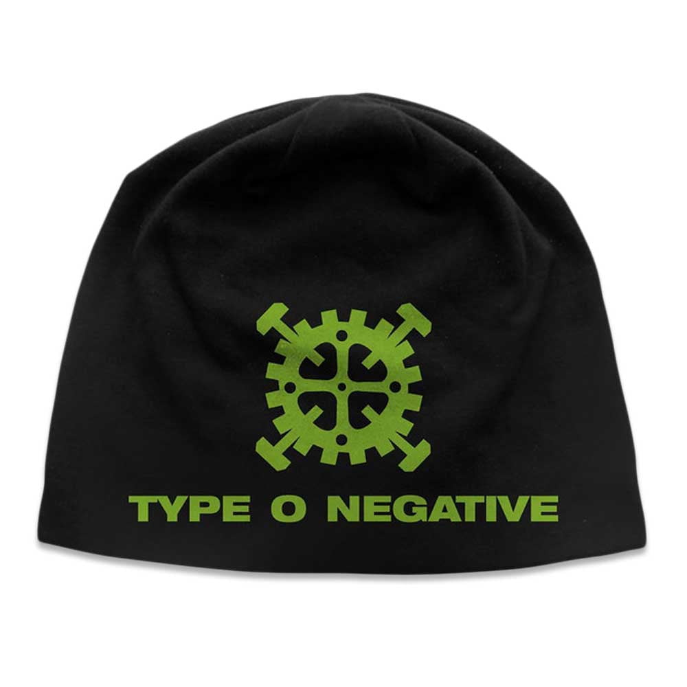 Type O Negative Officially Licensed Gift Set - 1 Jersey Beanie, 1 Standard Woven Patch, 1 Set of Five Guitar Picks