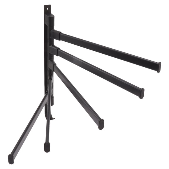 Barra Para Toallas Giratoria Negra Mate Barra Para Colgar En La Esquina Del Gancho Para Batas Montado En La Pared Organizador Para Abrigos Ropa Barra Para Toallas Giratoria