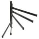 thumbnail image 1 of Toallero Giratorio De Aluminio ANGGREK 5 Brazos Negro Mate Resistente, 1 of 7