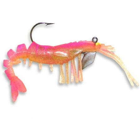 Egret Baits Vudu 2 Baby Shrimp Bait Fishing Lure Pink 1/16 oz E-VS20-16-14