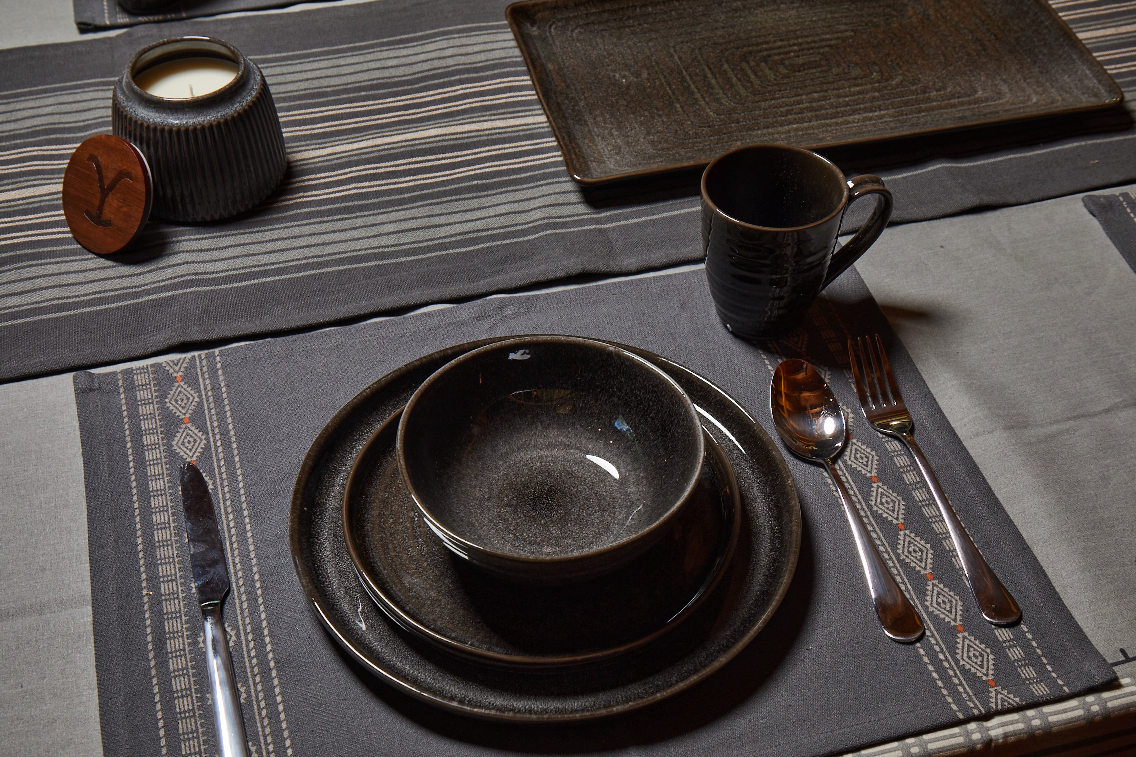 Yellowstone Kitchen Table Placemat, Rip Collection