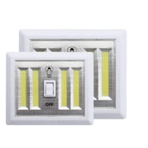 Super Bright Switch: Wireless Peel and Stick LED Lights - 2 pack, White