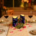thumbnail image 5 of 2 PCS Tilted Flameless Candles Flickering LED Lights Battery Operated Candles with Remote Timers for Holiday Decor Colorful Butterfly, 5 of 7