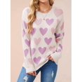 thumbnail image 2 of Women Long Sleeve Sweater Autumn Crew Neck Dressy Casual Soft Knit Pullover Tops Trendy  L, 2 of 8