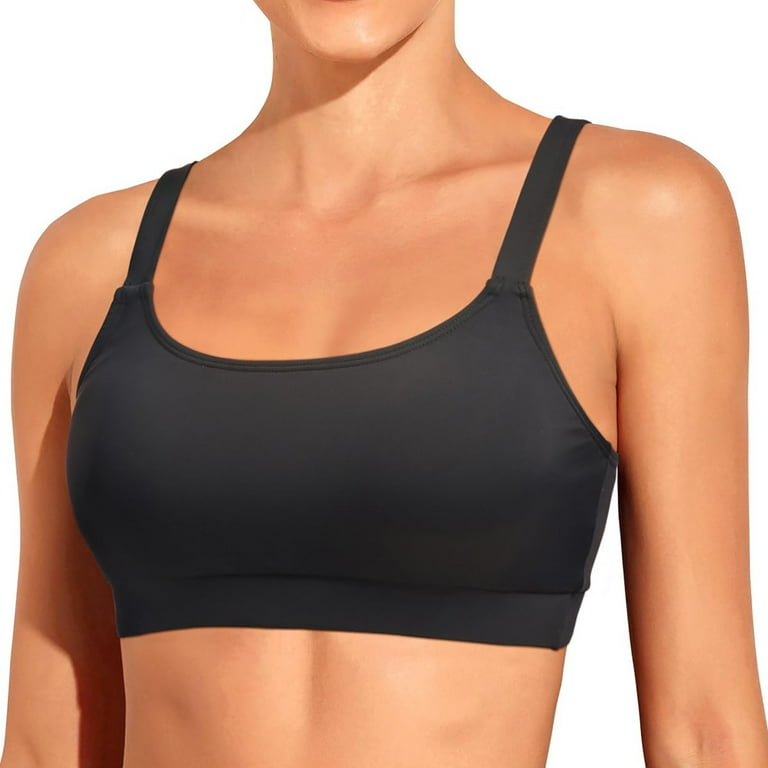 Sports bra swim top plus size sales