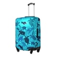 thumbnail image 2 of Xecao World Turtle Day print Elastic Luggage Cover, with double-sided print , is perfect for travel, business, and daily use, 2 of 9