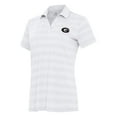 thumbnail image 2 of Women's Antigua White Georgia Bulldogs Tunnel Polo, 2 of 3