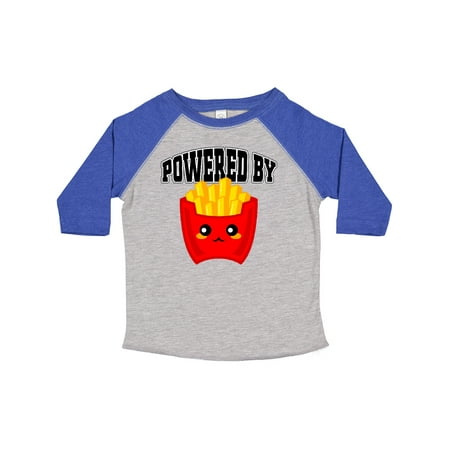 

Inktastic French Fries Powered by Fries Gift Toddler Boy or Toddler Girl T-Shirt