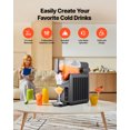 thumbnail image 4 of VEVOR Slushie Machine, 2.6L/88oz No Ice Needed Slushy Machine for Home, Frozen Drink Maker with 5 Preset Programs, Margarita Machine with Self-Cleaning, 4 of 9