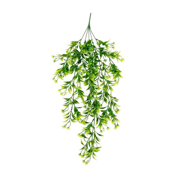 Mauxuk 2 Pack Artificial Hanging Plants - Realistic Fake Ivy Vine Greenery for Indoor Outdoor Decor, 29.5 Inch Lifelike Plastic Rattan Leaves Wall Hanging Basket Wedding Garden Decoration