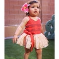 thumbnail image 3 of Niños Oceana Moana Princesa Vestido De Niñas Clásico Maquillaje Fiesta De Halloween Navidad Cumpleaños, 3 of 4