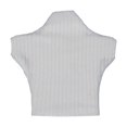 thumbnail image 1 of Camiseta de manga corta a escala 1:12, estilo retro, realista, mini top de verano, mini camiseta básica blanco, 1 of 9