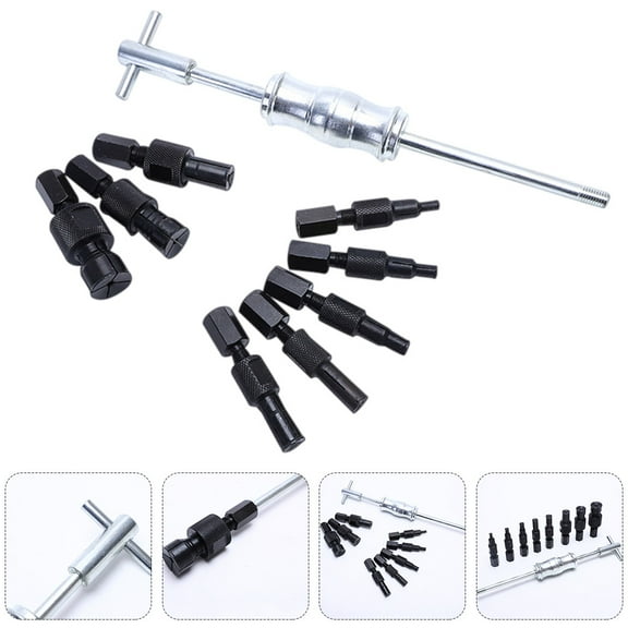 HEMOTON  9 Pcs Dent Repair Kit Slide Hammer Bearing Puller Inner Hole