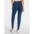 thumbnail image 3 of No Boundaries High Rise Skinny Jeans, 29" Inseam, Women's Sizes 00-20, 3 of 5