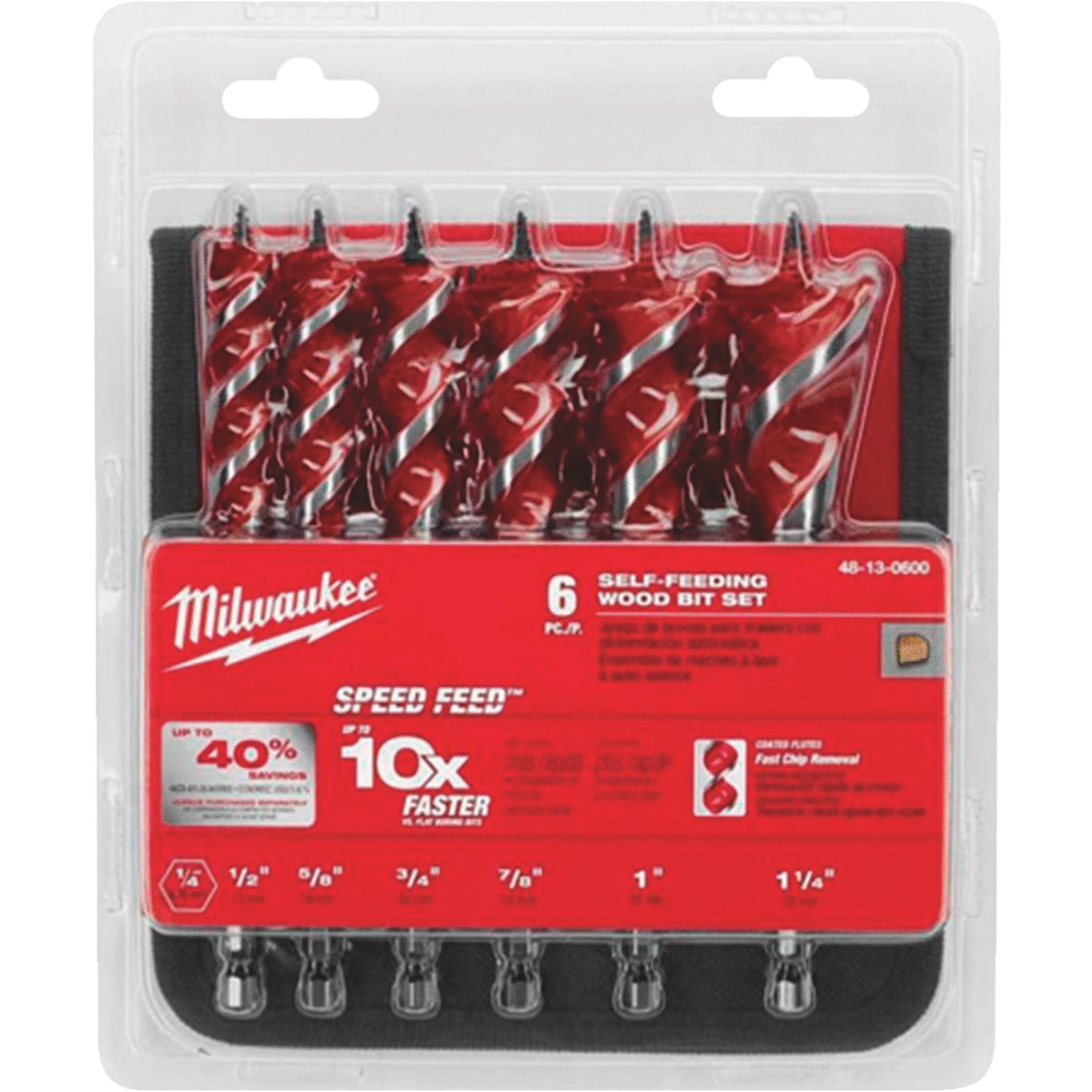 Milwaukee SPEED FEED 6Piece Auger Bit Set