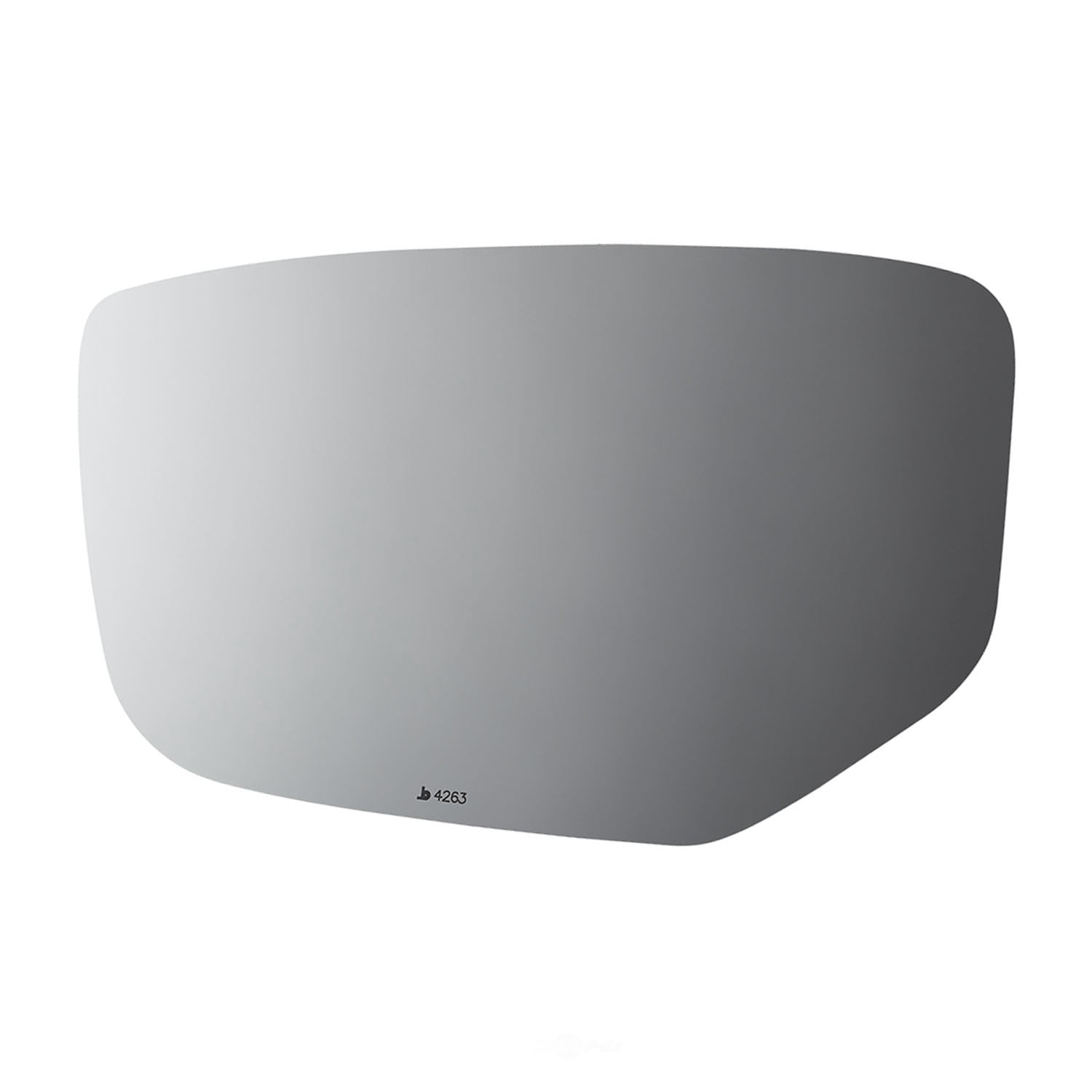 Burco Side View Mirror Replacement Glass - Clear Glass - 4263