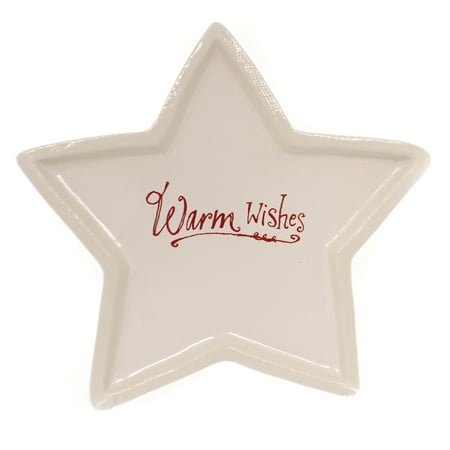 

Tabletop WARMS WISHES STAR DISH Ceramic Poetic Threads 2020180628
