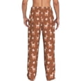 thumbnail image 3 of Xecao Cute Poodle Dog Men's Straight Lounge Pajama Pants: The Ultimate in Comfortable Sleepwear, 3 of 9