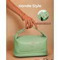 thumbnail image 3 of Bolsa de maquillaje Vogewood con monograma y asa inicial de doble capa, 3 of 7
