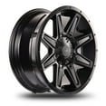 thumbnail image 4 of 20x9 Mudder Trucker MT404 Deviant Black 5x127 5x5 5x135 ET12 Wheel Rim, 4 of 7