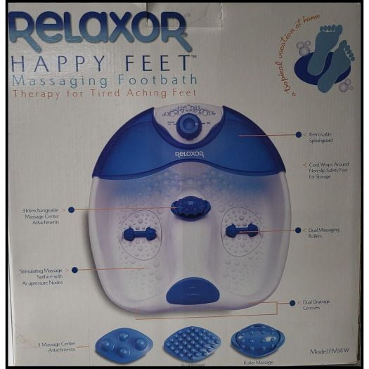 Relaxor Happy Feet Massaging Foot Bath - Walmart.com display picture 1
