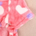 thumbnail image 5 of Pet's heart four leg clothes Dog's warm cotton clothes Pet's clothes Pet's coral velvet, 5 of 6