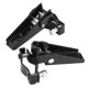 thumbnail image 4 of Pedales de descanso con clavijas de pie con marco de motocicleta de Metal elegante negro Jadeshay A, 4 of 8