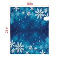 thumbnail image 4 of Blue Starry Sky and White SnowflakesMailbox Covers Magnetic Letter Box Wrap Standard Size 21x18 Inch Mailbox Decor Post Letter Box Decoration for Outdoor Garden Yard, 4 of 5