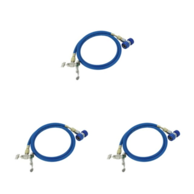 Ruiboury Air Conditioning Tool Recharging Hose Car Air Conditioner Hose Recharging Tool 3Set