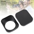 thumbnail image 3 of Camera Lens Hood Aluminium Alloy Accurate CNC Fine Processing Lens Hood Shade Protector with Cap, 3 of 7