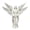 White, variant on Dserhfy Guardian Angel Figurine 3D Printed Four-Winged Angel Statue for Home Office Bookshelf Desktop Decoration
