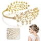 thumbnail image 5 of Vogacara Headpiece Headband Bridal Wedding Jewelry Pageant Rhinestone Tiaras Women Accessories Bling Banquet Luxury Cuidado del cabello Dorado Vogacara CE007273-02, 5 of 6