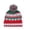 EY56_Snowflake, variant on Christmas Festival Beanie Hats Funny Knit Cuffed Beanie With Pompom Winter Warm Hats For Christmas Costumes Deer One Size