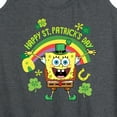 thumbnail image 3 of SpongeBob SquarePants - Spongebob Happy St Patricks Day - Women's Racerback Tank Top, 3 of 6