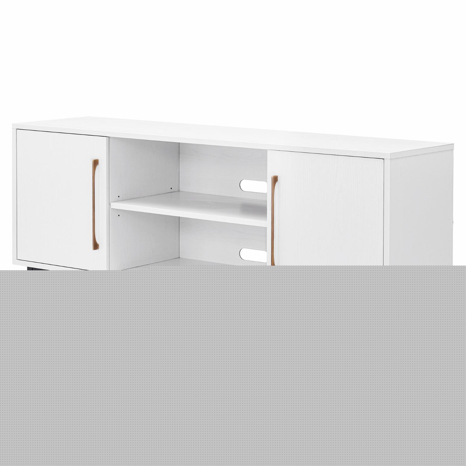 thumbnail image 4 of Evelyn&Zoe Julian Rectangular TV Stand for TV's up to 65", White, 4 of 10