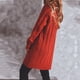 thumbnail image 4 of Cárdigan informal sin cuello para mujer, suéter de punto ajustado de manga larga, blusa holgada de punto, cárdigan, suéter para mujer, 4 of 6
