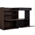 thumbnail image 6 of YIYADO 32.5"-58.8" Wide Multifunctional Storage Cabinet, Farmhouse Sideboard Buffet, Corner Cabinet for 44" High Window Trim, Black, 6 of 6