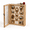 Wood-13*16, variant on Black 16*20 Solid Hardwood Shadow Box Frame with Lock and Glass Window