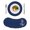 Blue, variant on Nautical Anchor Round 13 Inch Placemats Set of 8, Navy Blue Coastal Marine Minimalist Rope HeatResistant Non Slip Place Mats for Dining Table, Wipeable Braided Kitchen Table Mats for Housewarming