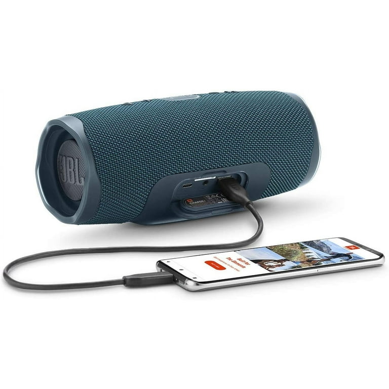 JBL Charge 4 Portable Waterproof Wireless Bluetooth Speaker - Blue