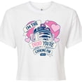 thumbnail image 3 of Star Wars - Valentine Droid You're Looking For - Juniors Cropped Graphic T-Shirt, 3 of 5