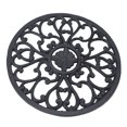 thumbnail image 1 of Tapis de Couette Sculpté, Pieds à Pointes en Caoutchouc Durable Forme Ronde Fer Robuste Pot de Chaleur Large Application pour Poêle, 1 of 8