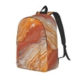 thumbnail image 3 of Casual Canvas Backpack Without Interlayer Large Capacity Stick Bag Design For Outdoor Shopping Office Outdoor Sports Orangered Marble_3 Medium, 3 of 7